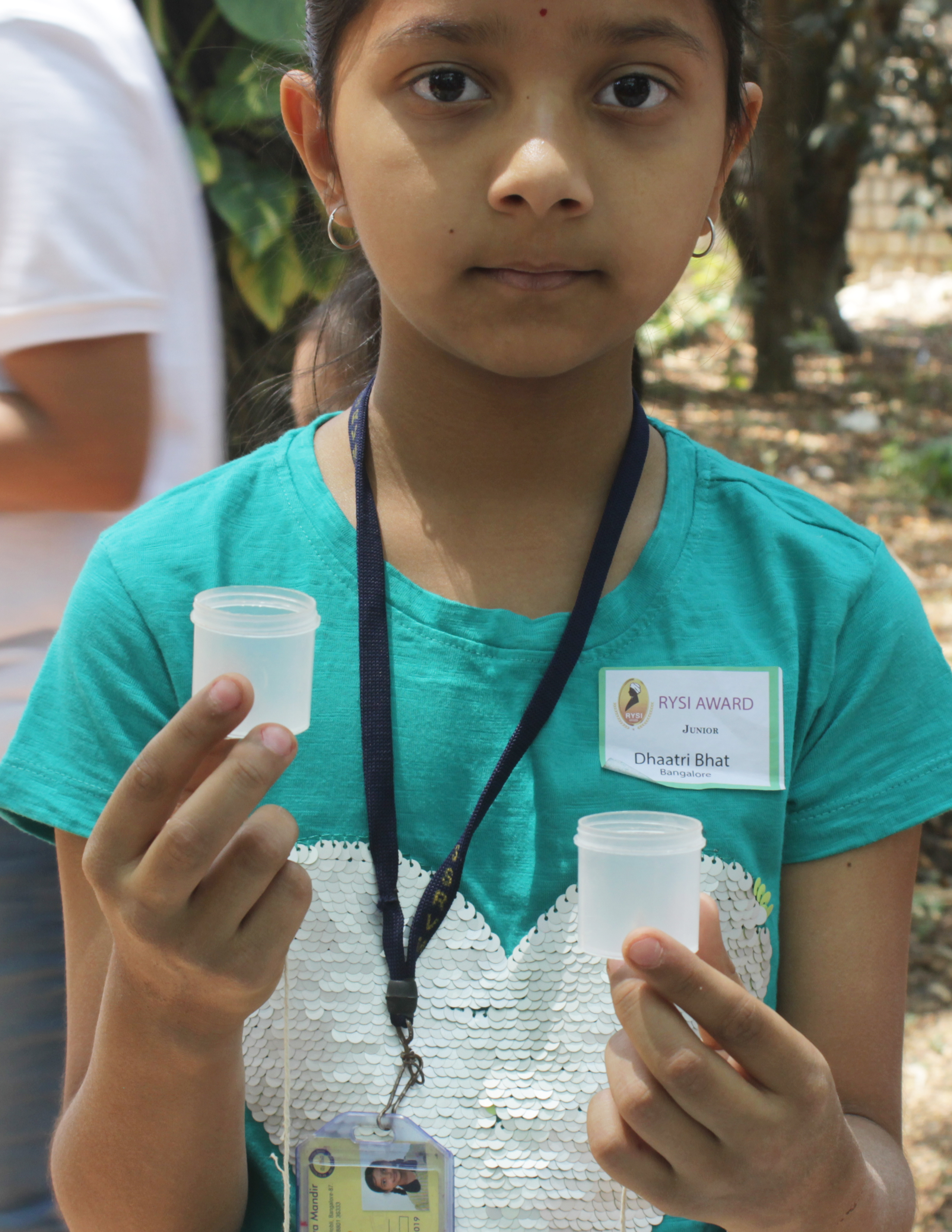 Portrait of RYSI award winner Dhaatri Bhat