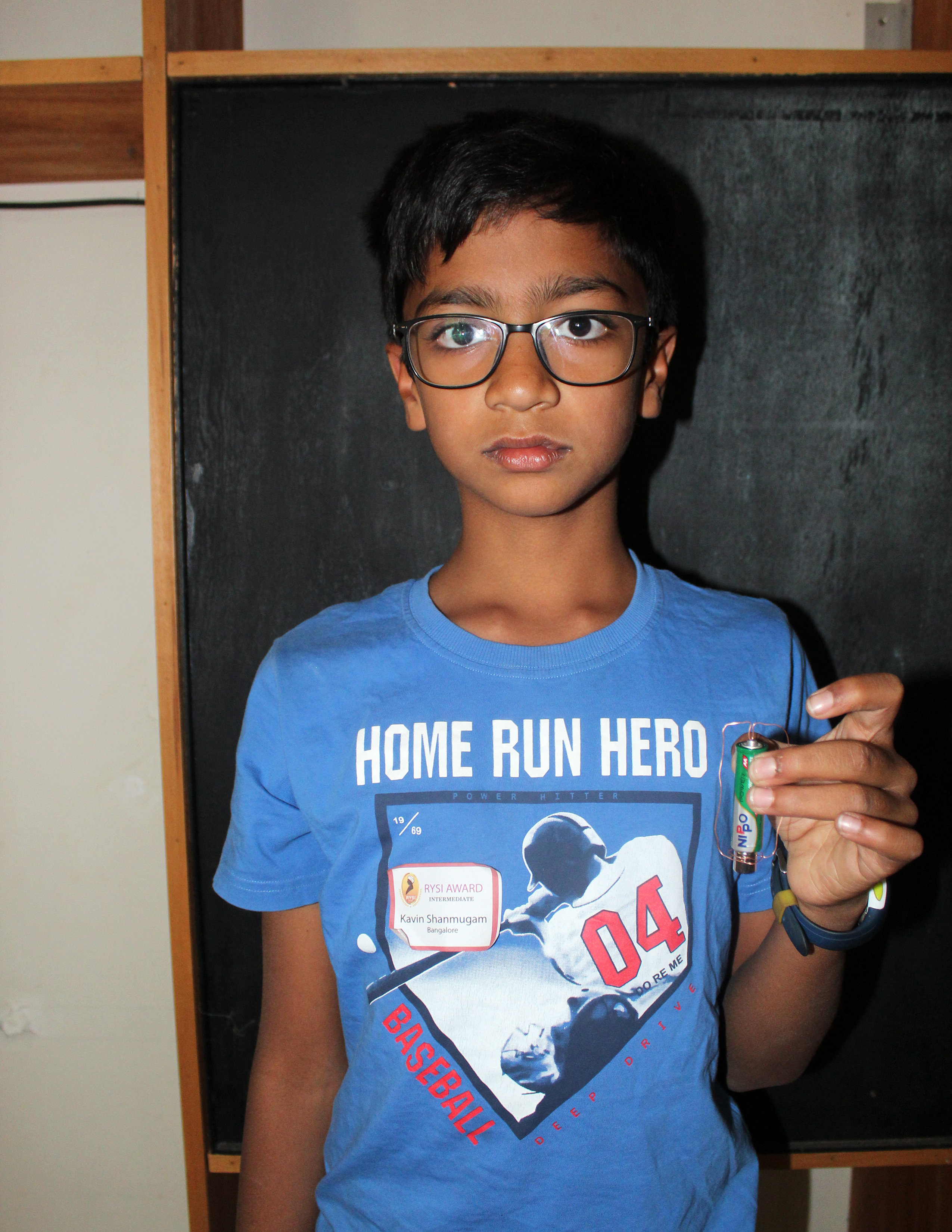 Portrait of RYSI award winner Kavin Shanmugam